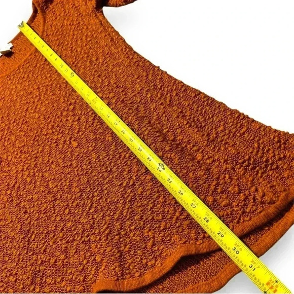 Soft Surroundings Burnt Orange 3/4 Sleeve Relaxed Fit Long Sweater or Minidress - Picture 12 of 14